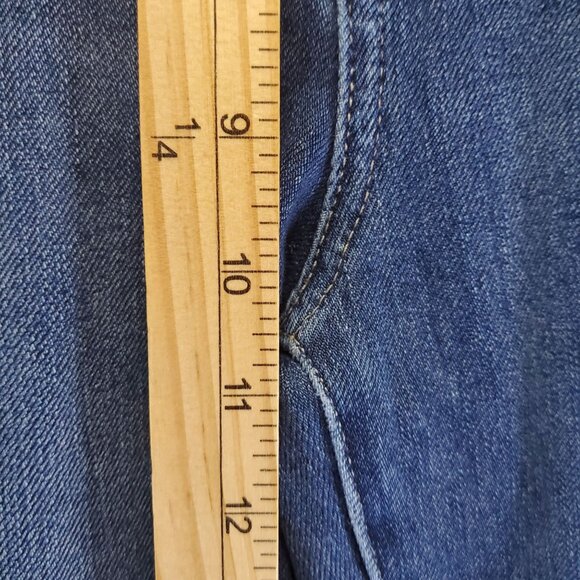 Banana Republic Jeans Womens 30 Blue High-Rise Slim Denim Stretch Pockets - Picture 7 of 13